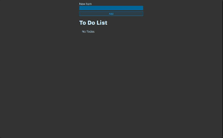 ToDoList
